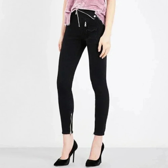 RtA Diavolina Zip-detailed mid-rise skinny jeans - Picture 3 of 16